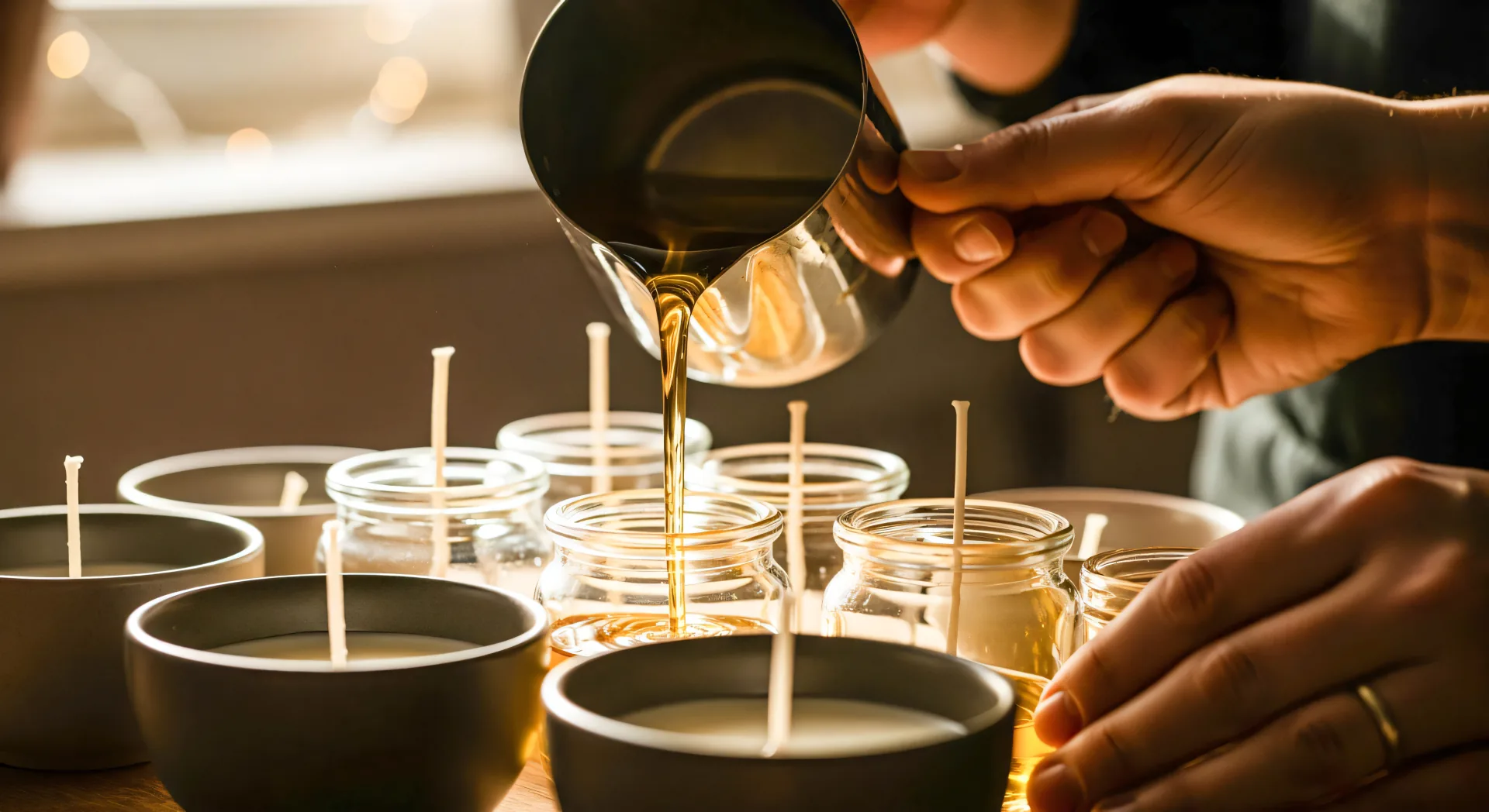 Artisan candle-making workshop