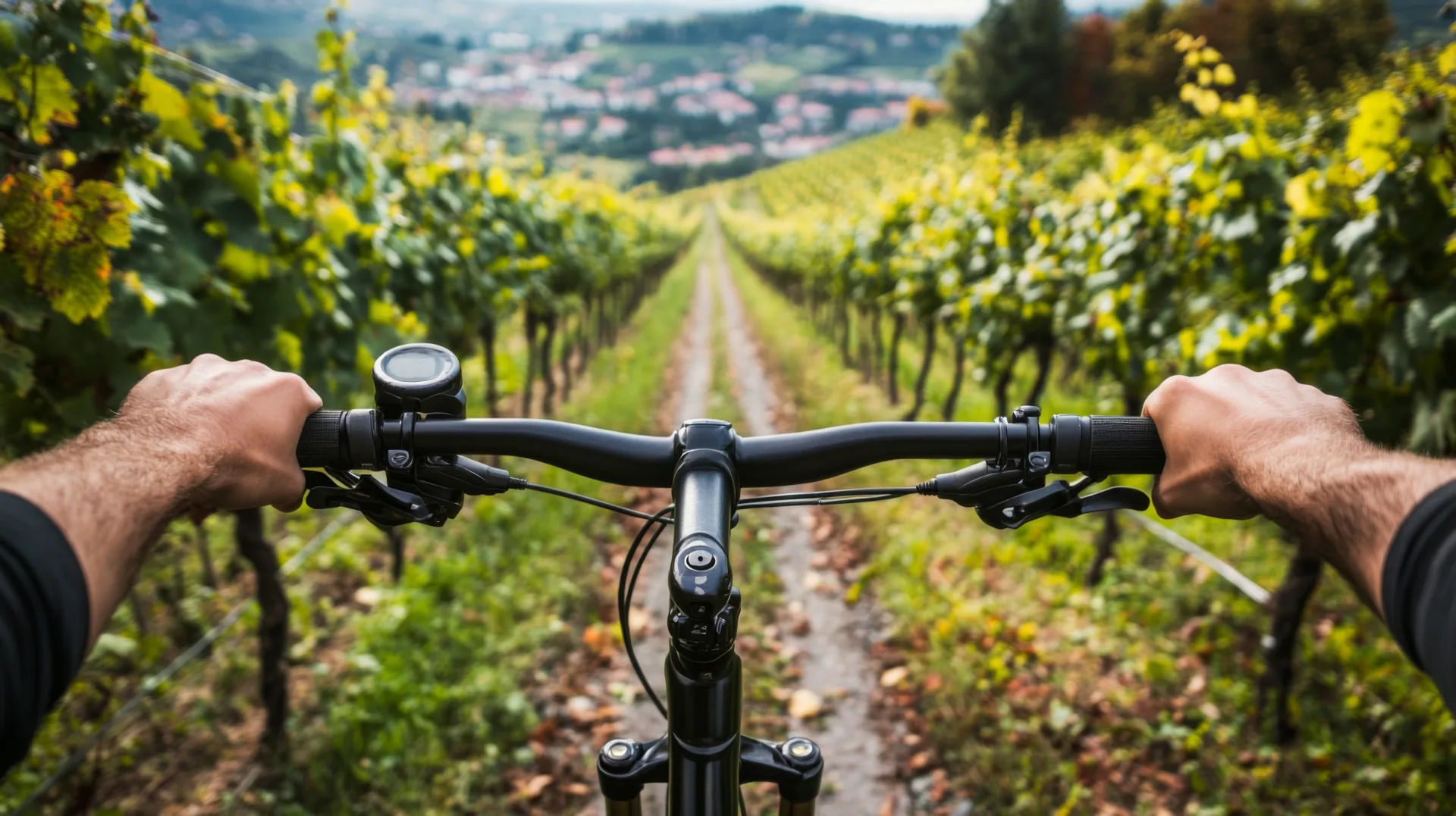 E-bike tour among the UNESCO vineyards