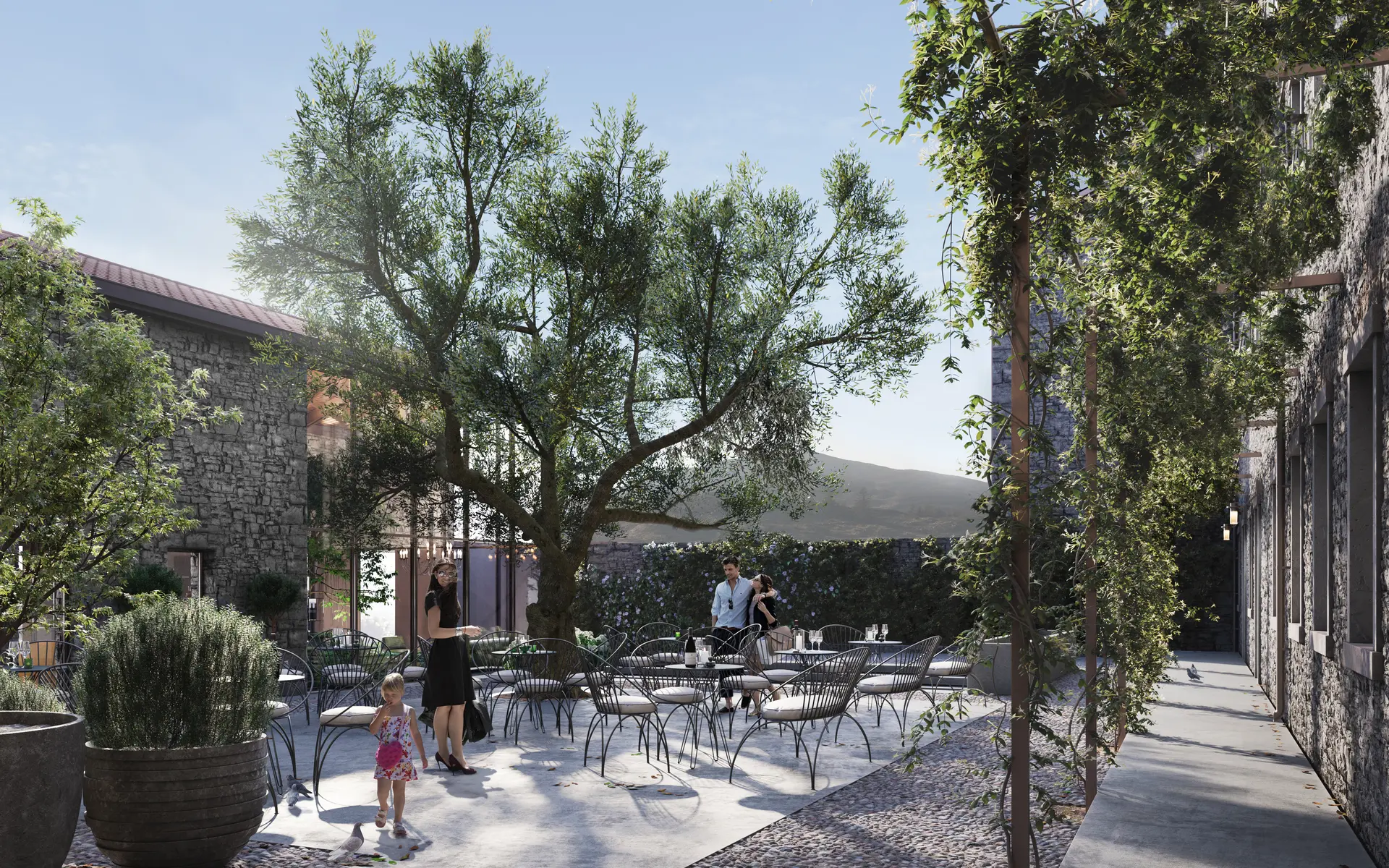 Al Toro Bistrot - Innenhof