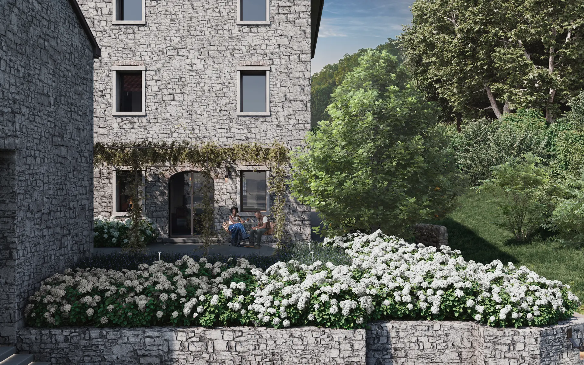 Attività di team building tra giardini e natura del Borgo